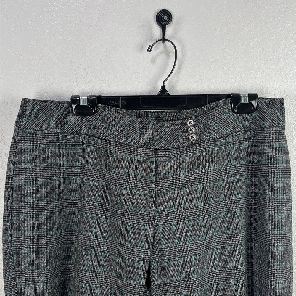White House Black Market Women's Charcoal Dress Pants Sz 14 Business Office Wear - Picture 4 of 7